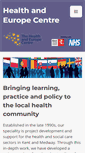 Mobile Screenshot of healthandeuropecentre.nhs.uk